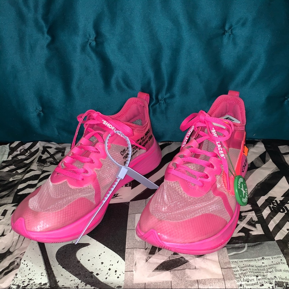Off-White x Nike Zoom Fly (Pink)